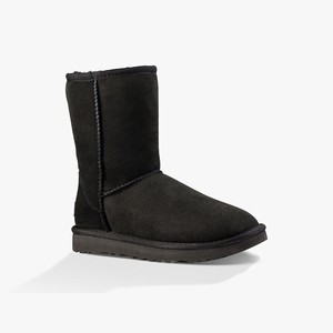 Ugg Classic Short II Women Classic Boots Black (4023AOQWK)